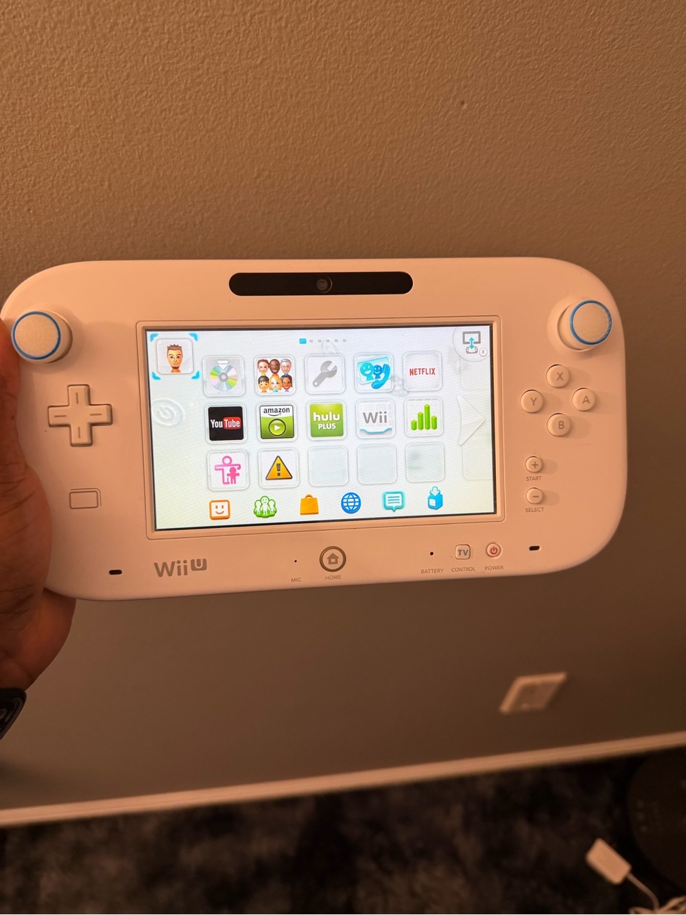 Nintendo White Wii U GamePad Controller